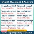 Basic Questions in English for Beginners