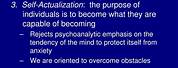 Basic Tenets of Humanistic Psychology