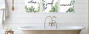 Bathroom Wall Art Decals