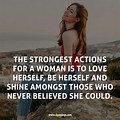 Be a Strong Woman Quotes