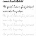 Beautiful Cursive Handwriting Practice Sheets