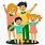 Beautiful Family Clip Art