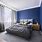 Bedroom Gray Blue Walls