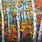 Birch Tree Forest Art