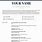 Blank CV Template UK Free