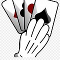 Blank Hand of Cards Clip Art