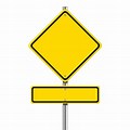 Blank Road Sign PowerPoint Template