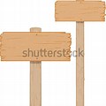 Blank Sign Post and Building Vector