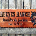 Blank Wood Farm Ranch Sign