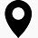 Black Map Pin Icon