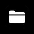 Black File Icon iPhone