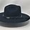 Black Flat Cowboy Hat