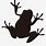 Black Frog Silhouette