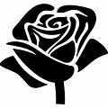 Black Rose Icon Transparent Background