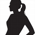 Black Silhouette On White Background Clip Art