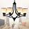 Black Wrought Iron Chandelier