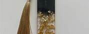 Black and Gold Wedding Bookmarks