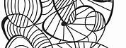 Black and White Abstract Coloring Pages