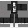 Black and White Roblox Shirt Template