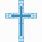 Blue Christian Cross Clip Art