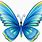 Blue Butterflies Clip Art Transparent