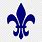 Blue Fleur De Lis