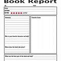 Book Report Format Example