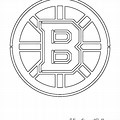 Boston Bruins Logo Stencil