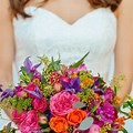 Bright Colored Wedding Flowers