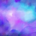 Bright Pink Blue Purple Watercolor Background