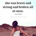 Broken but Strong Woman Quotes