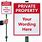 Custom Private Property Signs