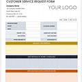 Customer Service Request Form Template