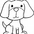 Cute Cartoon Dog Coloring Pages