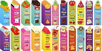 Cute Bookmarks for Kids Food