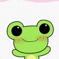 Cute Frog Jumping Cartoon Astetic