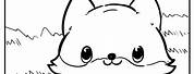 Cute Kawaii Animals Coloring Book