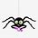 Cute Halloween Cartoon Spider