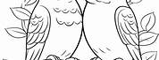 Cute Love Bird Coloring Pages\\\\\\\\\