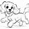 Cute Little Dog Coloring Pages