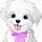 Cute White Dog Clip Art