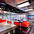 CNN Newsroom Wood Design