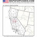 California 3 Digit Zip Code Map