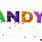 Candy Word Clip Art