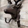 Cast Iron Stag Head