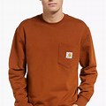 Carhartt Brown Pocket Sweatshirt