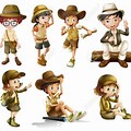 Cartoon Adventure Person Clip Art