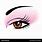 Cartoon Eye Makeup