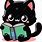 Cat Reading Book Clip Art