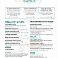 Catch Beach Club Menu